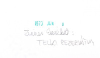 1973 Zinner Erzsébet: Telki rezervátum, hátoldalon feliratozott fotó, 25×24 cm