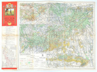 1929 A Mecsek-hegység, Kirándulók Térképe 20/a, kiadja: Magyar Királyi Állami Térképészet, 48×55 cm