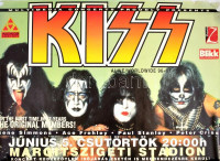 3 db KISS plakát, szakadásokkal, 66×92 cm
