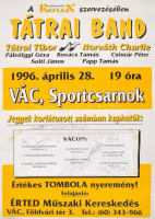 1966 A Tátrai Band és Charlie koncertjének plakátja, aláírásokkal, 59×42 cm