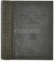László Pál (szerk): A bélyegek és illetékek, valamint a díjak iránti törvények és szabályok. Bp., 1910: Grill. Kiadói egészvászon kötésben