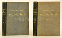 Dr. Fornet Béla: Belgyógyászat I-II. Bp.,1944, Királyi Magyar Egyetemi Nyomda. Második kiadás. Kiadói félvászon kötésben, szövegközti képekkel, ábrákkal illusztrálva.