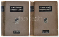 Dr. Buday Kálmán: Kórboncolástan I-II. kötet. I.kötet: Általános rész. II. kötet: Részletes rész. Bp.,1915, Universitas. Első kiadás. Kiadói egészvászon-kötés, kissé kopott borítóval, néhol ceruzás aláhúzással, az I.