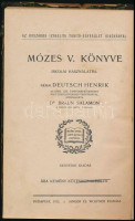 Mózes V. Könyve iskolai használatra. Néhai Deutsch Henrik az Orsz. Izr. Tanítóképző-Intézet volt igazgatójának fordításával átdolgozta Dr. Braun Salam a Pesti Izr. Hitk. tanára. Bp., 1912., Singer és Wolfner. Negyedik kiadás.