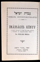 Imádságos könyv a tanuló ifjúság és a nagy közönség számára. Fordította és magyarázatokkal ellátta: Dr. Pollák Miksa. Izráel istentisztelete. Tel-Aviv, é.n., 'Sinai.'  Kiadói kemény-kötésben.