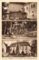 Babócsa, Budapest Székesfőváros gyermek üdülőtelepe (Prinke kastély), gyerekek. Hangya Szövetkezet kiadása (fa)