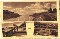 1942 Baja, Kamarás Duna és Dunakorzó, Déri kert  (EK)