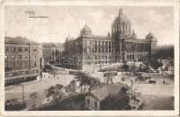 Praha, Prag; Landesmuseum / museum, trams