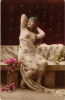 Erotic lady (tiny tear)
