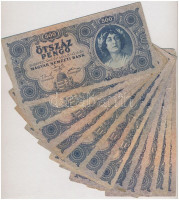 1945. 500P (12x) ebből 6db magyar 'N' betű orosz 'P' helyett T:III,III-