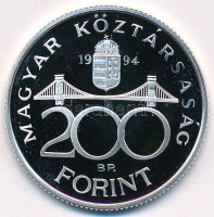 1994. 200Ft Ag 'Deák' kapszulában T:PP Adamo F13.1