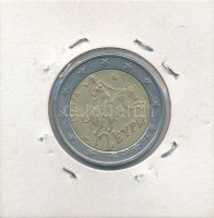 Görögország 2002. 2E bimetál fóliás tokban T:2-Greece 2002. 2 Euro Bi-metallic in foil case C:VF
