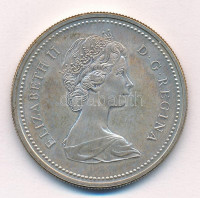 Kanada 1975. 1$ Ag 'Calgary' T:1- kis patina Canada 1975. 1 Dollar Ag 'Calgary'C:AU small patina