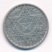 Marokkó 1953. 100Fr Ag T:2 Morocco 1953. 100 Francs Ag C:XF Krause Y#52