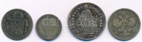 4db külföldi kis ezüstpénz, közte Ausztria  1849A 6kr Ag + 1858A 5kr Ag 'Ferenc József' + Svájc 1939. 1Fr Ag T:2-,3 patina4pcs of mixed small silver coins, with Austria 1849A 6 Kreuzer Ag + 1858A 5 Kreuzer Ag 'Franz Joseph' + Switzerland