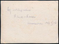 1916 Sakkozó katonák feliratozott fotó / Chess playing soldiers 6x9 cm