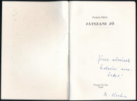 Puskely Mária: Játszani jó. Eisenstadt, 1988, Prugg Verlag. Kiadói papírkötés. Simon Mária rajzaival. Ajándékozási sorokkal. Jó állapotban.