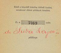 Fagyöngy. Bp., 1937, Révai. Kiadói halina kötés, 7089. számozott példány, nyomtatott aláírásokkal, tulajdonosi névbejegyzéssel, jó állapotban.