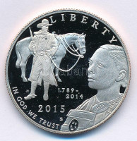 Amerikai Egyesült Államok 2015S 1/2$ Cu-Ni '225. éves az Egyesült Államok Marshal Szolgálata' T:PPUSA 2015S 1/2 Dollar Cu-Ni 'United States Marshals Service' C:PPKrause KM#602