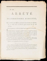 cca 1800 A francia köztársaság hivatalos közlönyének két száma. 8 p.