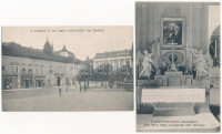 Budapest V. A Kegyes-tanítórendi piarista gimnázium kápolnája - 5 db régi képeslap / 5 pre-1945 postcards