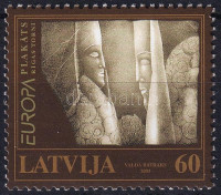 2003 Europa CEPT plakátművészet bélyeg,Europa CEPT Poster Art stampMi 590