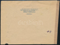 1942 Cenzúrázott levél 5 db Templom 8f bérmentesítéssel, levélszekrény útján Berlinbe