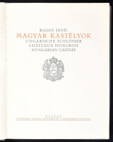 Rados Jenő: Magyar kastélyok. Ungarische Schlösser. Châteaux hongrois. Hungarian Castles. Bp., 1931, Műemlékek Országos Bizottsága - Könyvbarátok Szövetsége (Kir. M. Egyetemi Nyomda), 238+(1) p. A 21-211 oldalak között fekete-fehér