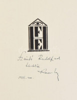 Ludwig Kozma: Möbel und Raumkunst. [Bútor és térművészet.] Ludwig Kozma, mit einer Einleitung von Ernst Kállai. DEDIKÁLT! Neue Werkkunst VII. Leipzig - Wien, 1926., Friedrich Ernst Hübsch Verlag, 17+3 p. + LXVIII (fekete-fehér