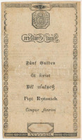 1806. 5G Bécsi városi bankócédula