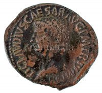 Római Birodalom / Róma / Claudius 41-50. As bronz (10,97g) T:VF,F szép éremkép, de durva ph-k / Roman Empire / Rome / Claudius 41-50. As bronze TI CLAVDIVS CAESAR AVG P M TR P IMP P P / S-C